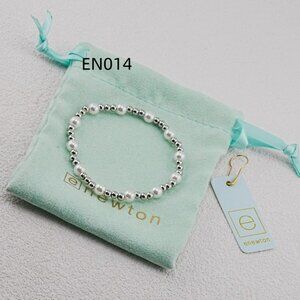 Enewton Platinum Bead & Pearl Bracelet